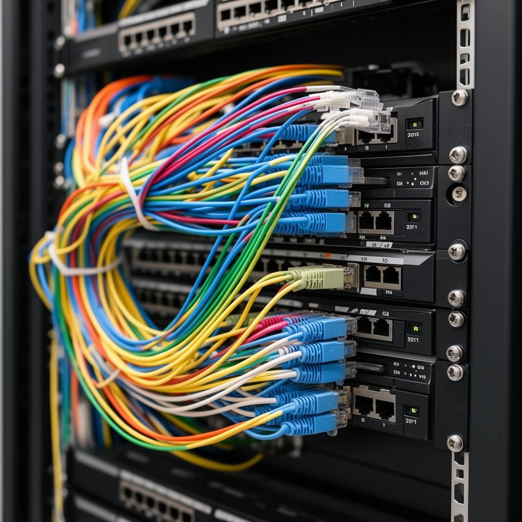 Server Racks and Network Cabling