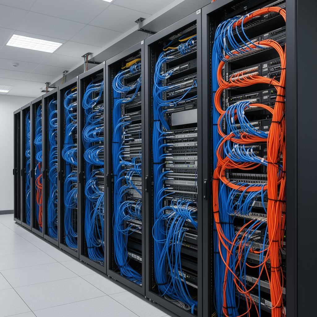 Server Racks and Network Cabling